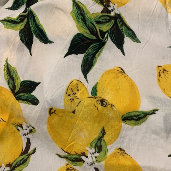 Lemon Print Size S-M Beach Coverup - Picture 10 of 10